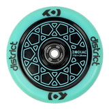 District Zodiac Wheels Wheels District BLUE 110MM x 24MM