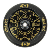 District Zodiac Wheels Wheels District GOLD 110MM x 24MM