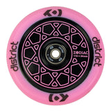 District Zodiac Wheels Wheels District PINK 110MM x 24MM