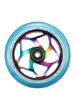 Envy Tri Bearing Wheels Scooter Wheels Envy OIL SLICK/TEAL 120MM x 30MM