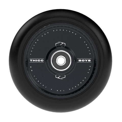 Fuzion Thiccboys Hollow Core Wheels Scooter Wheels Fuzion BLACK 110MM X 30MM