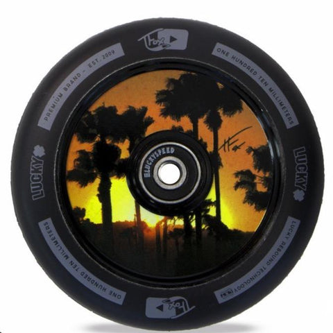 Lucky Tanner Fox Sig. Wheel- Orange Parts Lucky 100mm