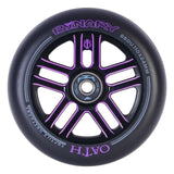 Oath Binary Wheels XL Scooter Wheels Oath BLACK/PURPLE 115MM x 30MM