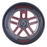 Oath Binary Wheels XL Scooter Wheels Oath TITANIUM/RED 115MM x 30MM