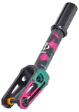 Oath Shadow Forks - IHC Scooter Forks Oath GREEN/PINK/BLACK
