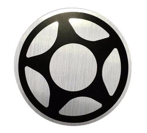 PROTO Round Chrome Sticker Scooter Stickers Proto