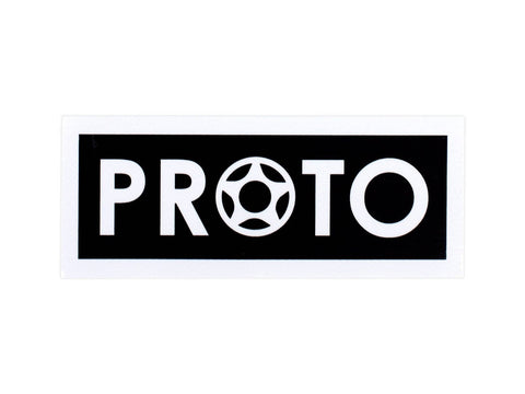 PROTO Square Logo Sticker Scooter Stickers Proto Small