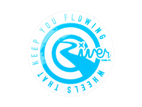 River Sticker Scooter Stickers River Wheel Co. CIRCLE