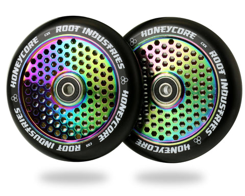 Root Industries Honeycore Wheels Black PU - 120mm Parts Root Industries Black / Rocket Fuel