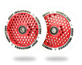 Root Industries Honeycore Wheels White PU - 120mm Parts Root Industries White / Red