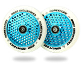 Root Industries Honeycore Wheels White PU - 120mm Parts Root Industries White / Sky Blue