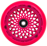 Neon Pink Root Lotus Scooter wheels 110mm