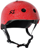 S1 Lifer Gliter Helmet Safety Gear S1 Red Gloss Glitter XS