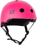 S1 Lifer Glossy Helmet Safety Gear S1 Hot Pink Gloss XS