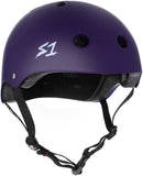 S1 Lifer Matte Helmet Safety Gear S1 Dark Purple Matte XS