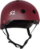 S1 Lifer Matte Helmet Safety Gear S1 Maroon Matte XS