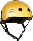 S1 Lifer Mirror Gloss Helmet Safety Gear S1 Gold Mirror XS