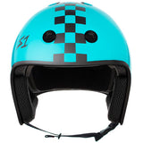 S1 Retro Helmet Lagoon Gloss Checkers Helmet S1