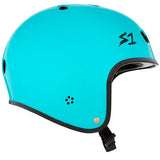 S1 Retro Helmet Lagoon Gloss Checkers Helmet S1