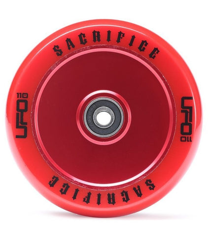 Sacrifice UFO Wheel - 110mm Parts Sacrifice Red/Red