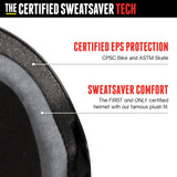 Triple 8 Certified Sweatsaver Helmet Safety Gear Triple 8