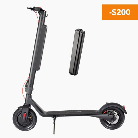 X7 Max E-Scooter and Replacement Battery Bundle Turboant
