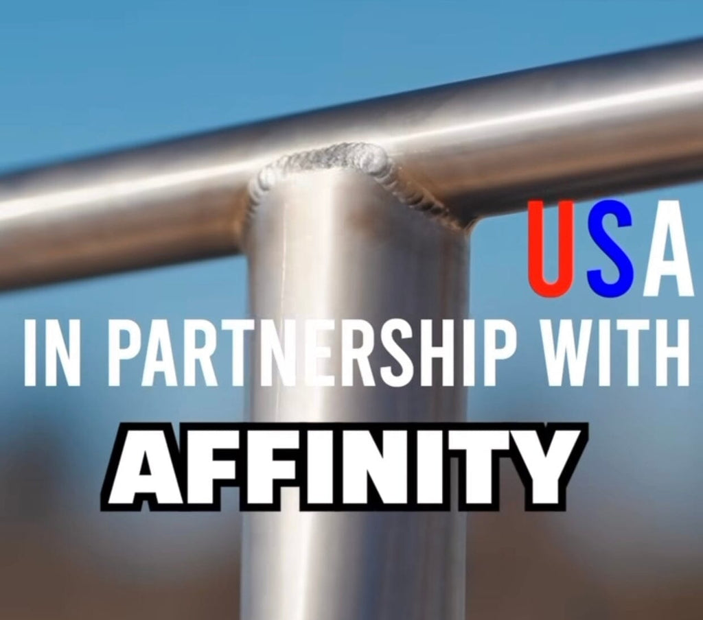 Affinity と Lucky が協力してチタン T バーを製作
