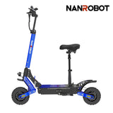 NANROBOT D4+MAX Vehicles & Parts NANROBOT Blue With Seat 