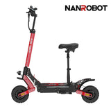 NANROBOT D4+MAX Vehicles & Parts NANROBOT Red With Seat 