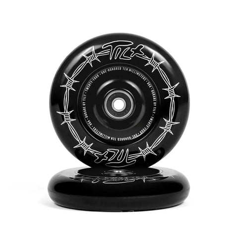 TILT Durare Wheels - 24 × 110 Alpha Pro Scooters Black 