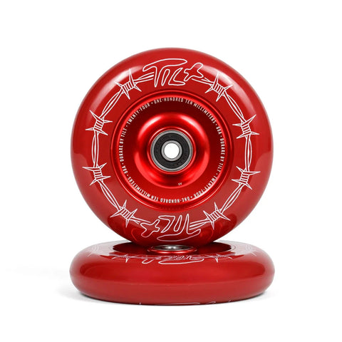 TILT Durare Wheels - 24 × 110 Alpha Pro Scooters Red 