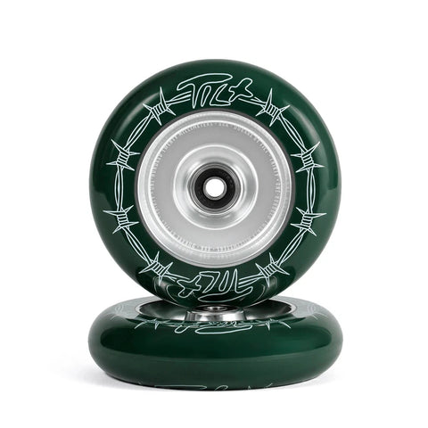 TILT Durare Wheels - Barbed Forest 30 x 120 Alpha Pro Scooters 