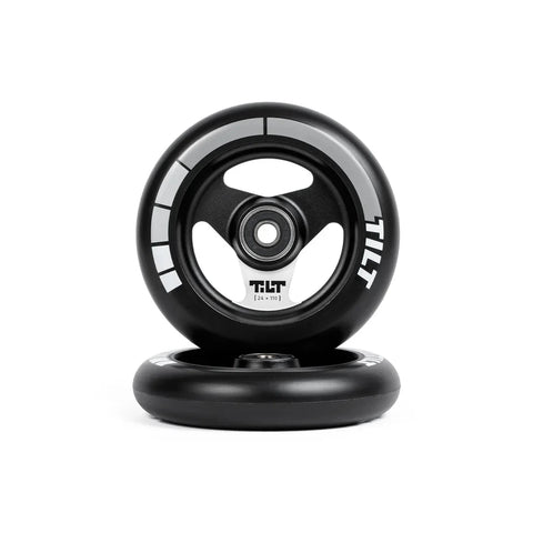 Tilt Stage I Wheels - Smoke Alpha Pro Scooters 