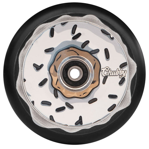Chubby Melocore Wheels - Donut Oreo/White - Single Scooter Wheels Chubby 