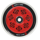 Drone Identity Wheels Scooter Wheels Drone RED/WHITE 110MM x 24MM 