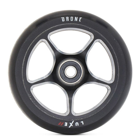 Drone Luxe Wheels V2 Scooter Wheels Drone BLACK/BLACK 110MM x 24MM 