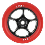 Drone Luxe Wheels V2 Scooter Wheels Drone BLACK/RED 110MM x 24MM 