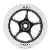 Drone Luxe Wheels V2 Scooter Wheels Drone BLACK/WHITE 110MM x 24MM 