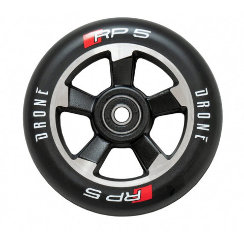 Drone RP5 Wheels Scooter Wheels Drone BLACK/BLACK 110MM x 24MM 