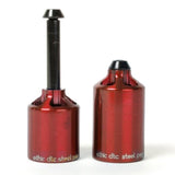 Ethic Steel Pegs Parts Envy Trans. Red 