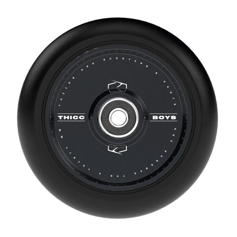 Fuzion Thiccboys Hollow Core Wheels Scooter Wheels Fuzion BLACK 110MM X 30MM 