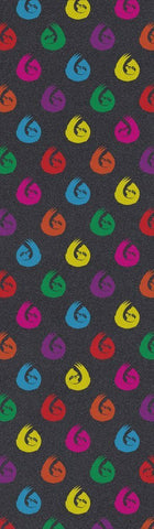 Hella Grip Tape - Sloth Dot Rainbow Black Parts Hella Grip 