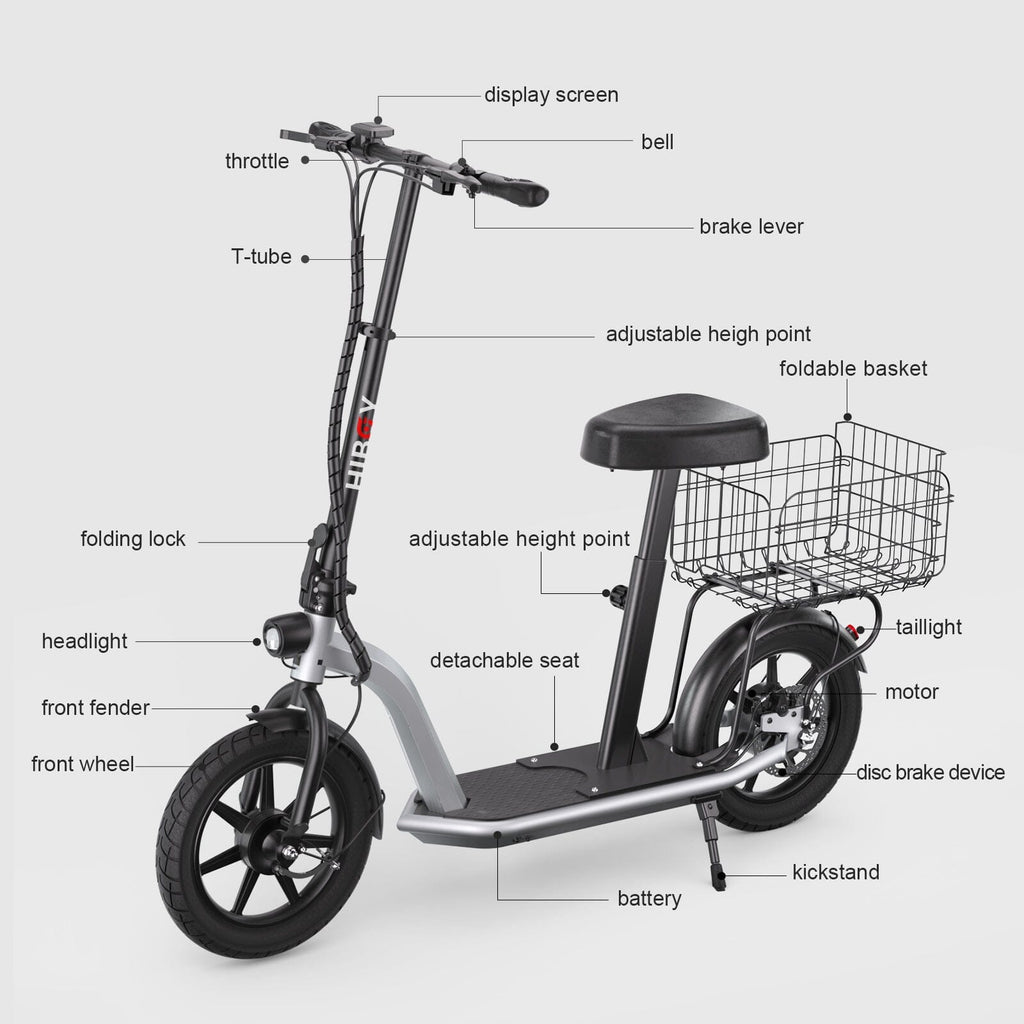 Hiboy 14 Eco Friendly Fat Tire Electric Scooter Alpha Pro