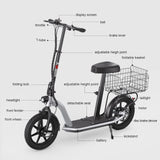 Hiboy ECOM 14 Eco Friendly Fat Tire Electric Scooter Scooters Hiboy 