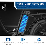 Hiboy EX6 Step-thru Fat Tire Electric Bike Electric Bike Hiboy 