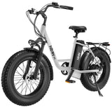 Hiboy EX6 Step-thru Fat Tire Electric Bike Electric Bike Hiboy White 
