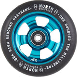 North Scooters HQ 88A Wheels - Pair Scooter Wheels North Scooters 110MM BLACK-BLACK PU 