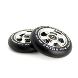 North Scooters HQ 88A Wheels - Pair Scooter Wheels North Scooters 110MM TITANIUM-BLACK PU 