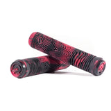 North Scooters Industry Grips Scooter Grips North Scooters Soft Black / Red Swirl 