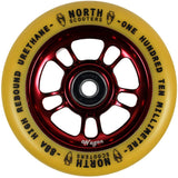 North Scooters Wagon 88a Wheels Set - Pair Scooter Wheels North Scooters 110MM MINT-BLACK PU 